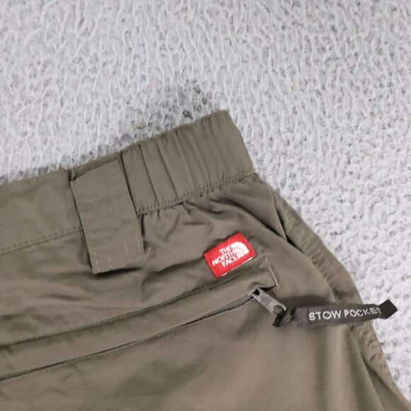 The North Face Shorts Men Large Green Outdoor Hiking Trek 10In Performance Nylon - Picture 7 of 9